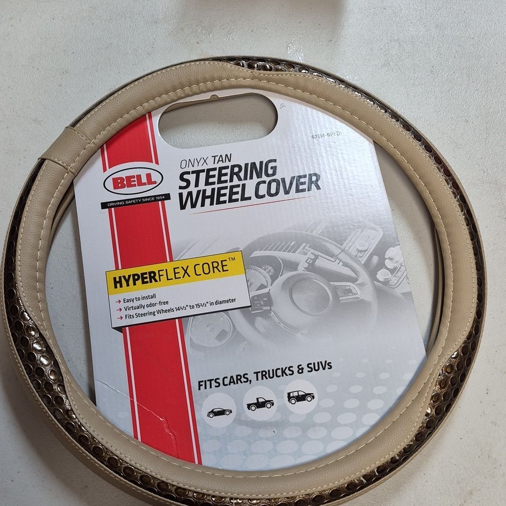 Bell Automotive Onyx Steering Wheel Cover - New
